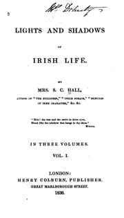 Tapa de Lights and Shadows of Irish Life
