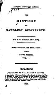 Tapa de The History of Napoleon Bonaparte