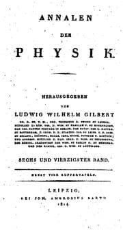 Tapa de Annalen Der Physik