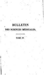 Tapa de Bulletin des sciences médicales: troisième section du Bulletin universel des ...