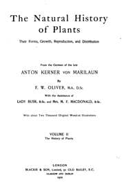 Tapa de The Natural History of Plants: Their Forms, Growth, Reproduction, and Distribution