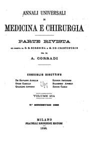 Tapa de Annali universali di medicina