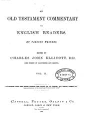 Tapa de An Old Testament commentary for English readers, by various writers, ed. by C.J. Ellicott