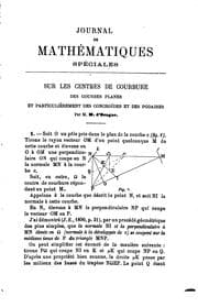 Tapa de Journal de mathématiques élémentaires [et spéciales].