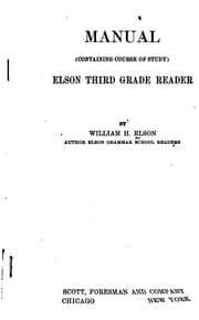 Tapa de Manual (containing Course of Study) Elson Third-fourth Grade Reader