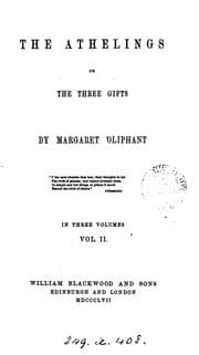 Tapa de The Athelings; or, The three gifts