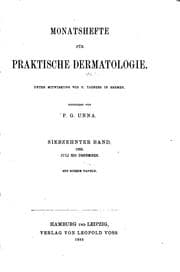 Tapa de Monatshefte für praktische Dermatologie