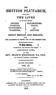 Tapa de The British Plutarch: Containing the Lives of the Most Eminent Divines, Patriots, Statesmen ..
