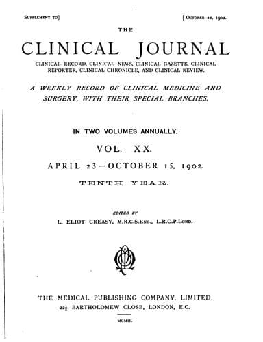 Tapa de The Clinical Journal