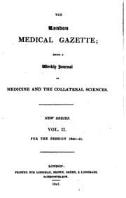 Tapa de The London Medical Gazette