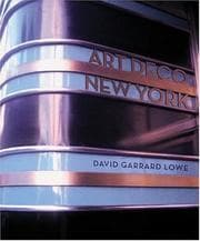 Tapa de Art Deco New York