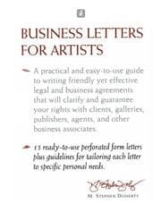 Tapa de Business letters for artists