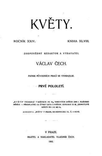 Tapa de Květy