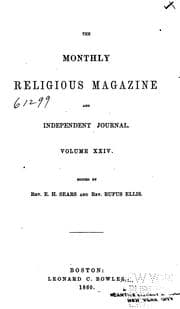 Tapa de The Monthly Religious Magazine and Independent Journal