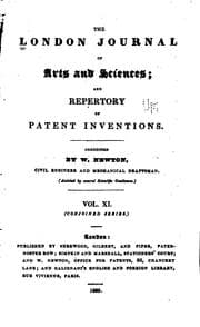 Tapa de Newton's London Journal of Arts and Sciences: Being Record of the Progress of Invention as ...
