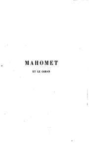 Tapa de Mahomet et le Coran précédé d'une introduction sur les devoirs mutuels de la ..