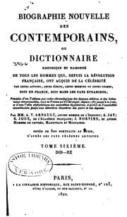 Tapa de Biographie nouvelle des Contemporains