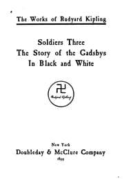 Tapa de Soldiers three, The story of the Gadsbys, In black and white