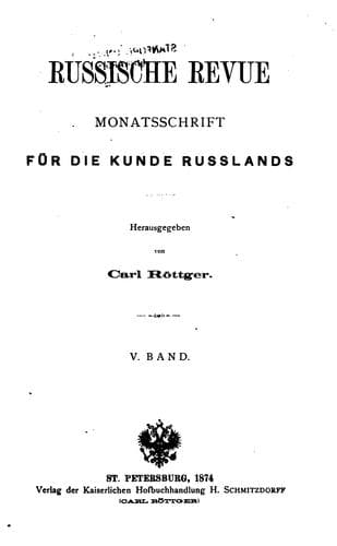 Tapa de Russische Revue