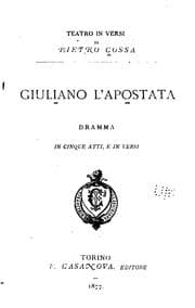Tapa de Giuliano l'Apostata: dramma in cinque atti, e in versi ..