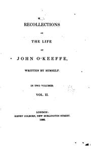 Tapa de Recollections of the life of John O'Keeffe, written by himself..