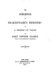 Tapa de The Girlhood of Shakespeare's Heroines; A Series of Fifteen Tales