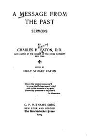 Tapa de A Message from the Past: Sermons