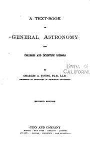Tapa de A text-book of general astronomy for colleges and scientific schools