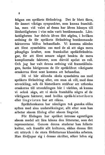 Tapa de Om sprakets förändring
