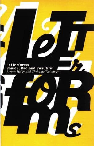 Tapa de Letterforms, bawdy, bad & beautiful