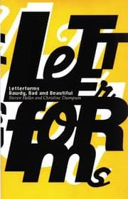 Tapa de Letterforms, bawdy, bad & beautiful
