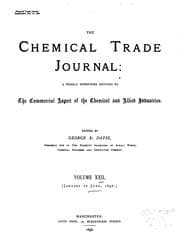 Tapa de The Chemical Trade Journal and Oil, Paint and Colour Review