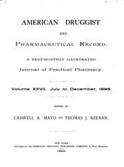 Tapa de American Druggist and Pharmaceutical Record