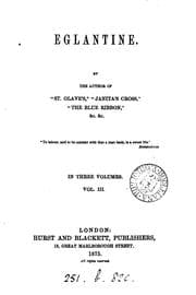 Tapa de Eglantine, by the author of 'St. Olave's'