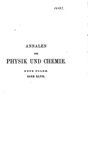 Tapa de Annalen der Physik