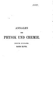 Tapa de Annalen der Physik