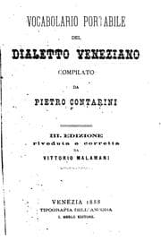 Tapa de Vocabolario portabile del dialetto veneziano