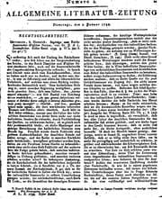 Tapa de Allgemeine Literatur-zeitung