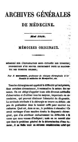 Tapa de Archives générales de médecine