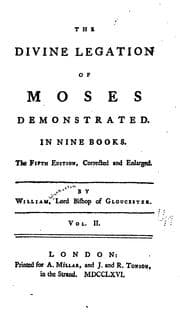 Tapa de The Divine Legation of Moses Demonstrated.: In Nine Books