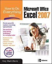 Tapa de How to Do Everything with Microsoft Office Excel 2007 (How to Do Everything)