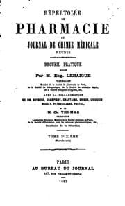 Tapa de Répertoire de pharmacie