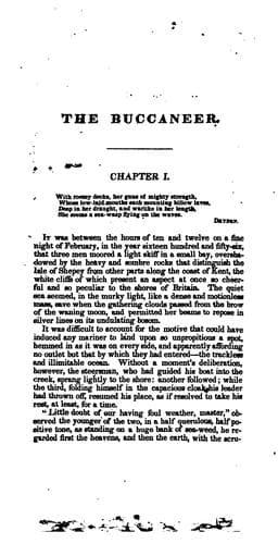 Tapa de The Buccaneer: A Tale