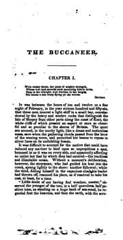 Tapa de The Buccaneer: A Tale