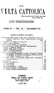 Tapa de La Civiltà cattolica