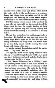 Tapa de A struggle for Rome, tr. by L. Wolffsohn