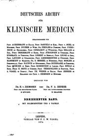 Tapa de Deutsches Archiv für klinische Medizin