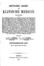 Tapa de Deutsches Archiv für klinische Medizin
