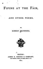 Tapa de Fifine at the Fair, and Other Poems