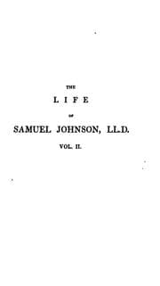 Tapa de The life of Samuel Johnson ... including A journal of his tour to the Hebrides. To which are ..